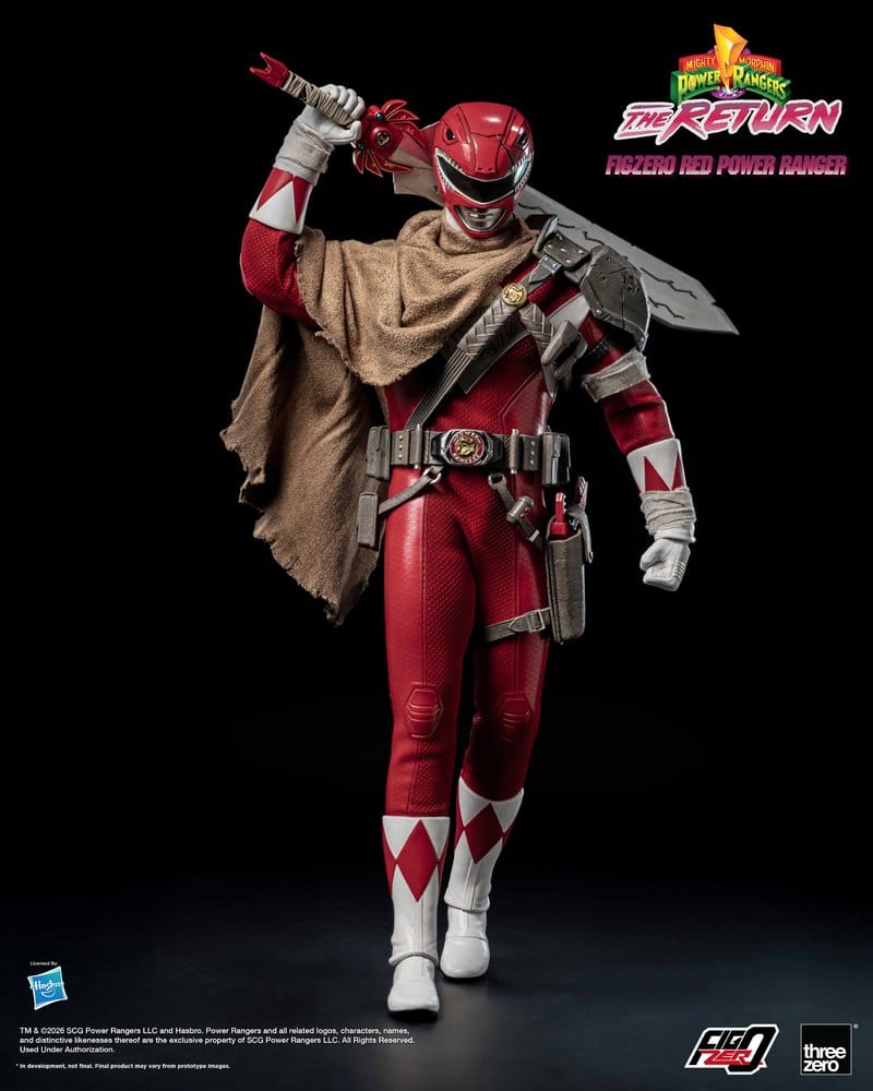 Mighty Morphin Power Rangers: The Return FigZero Action Figure 1/6 Red Power Ranger 31 cm