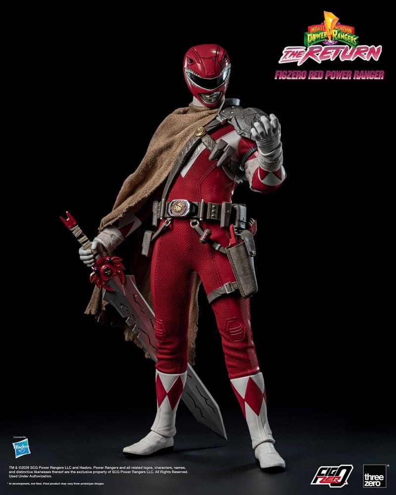 Mighty Morphin Power Rangers: The Return FigZero Action Figure 1/6 Red Power Ranger 31 cm