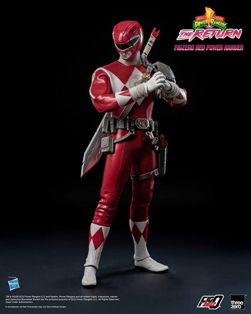Mighty Morphin Power Rangers: The Return FigZero Action Figure 1/6 Red Power Ranger 31 cm