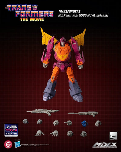 Transformers MDLX Action Figure Hot Rod (1986 Movie Edition) 18 cm