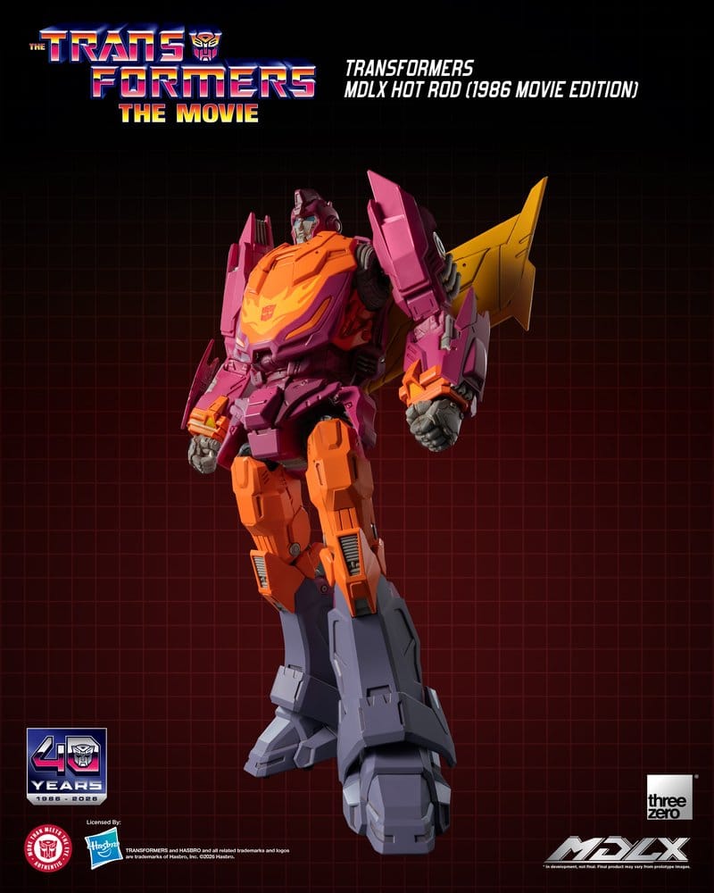 Transformers MDLX Action Figure Hot Rod (1986 Movie Edition) 18 cm