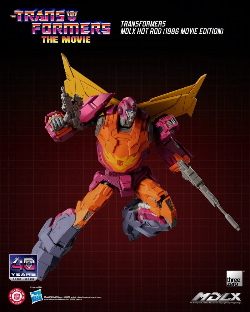 Transformers MDLX Action Figure Hot Rod (1986 Movie Edition) 18 cm