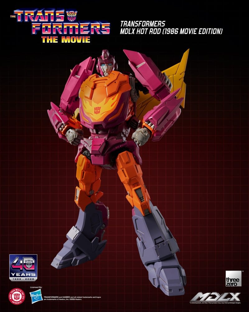 Transformers MDLX Action Figure Hot Rod (1986 Movie Edition) 18 cm
