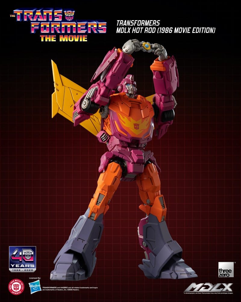 Transformers MDLX Action Figure Hot Rod (1986 Movie Edition) 18 cm