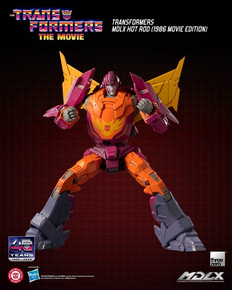 Transformers MDLX Action Figure Hot Rod (1986 Movie Edition) 18 cm
