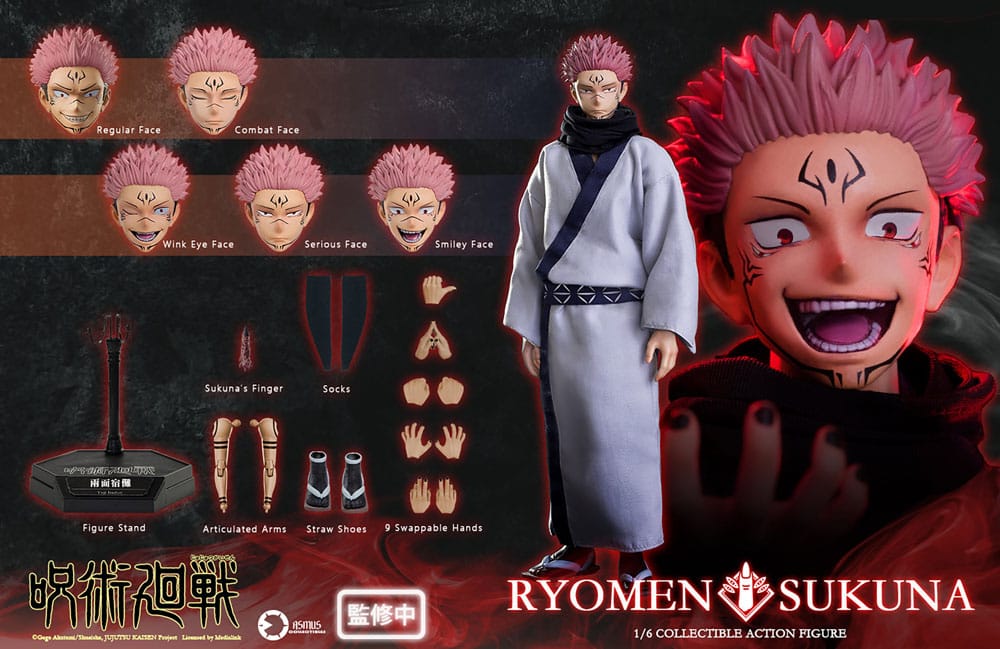 Jujutsu Kaisen Action Figure 1/6 Ryomen Sukuna 30 cm