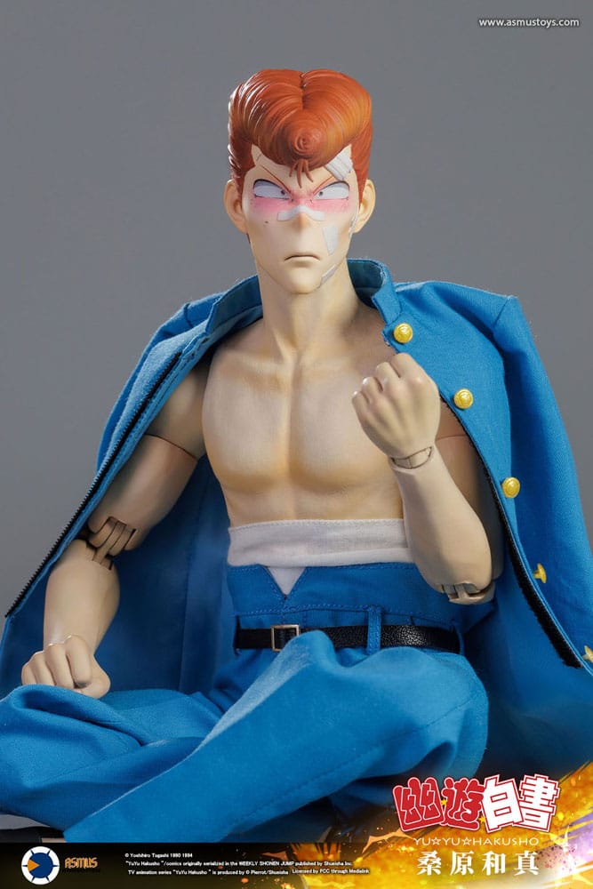 Yu Yu Hakusho Action Figure 1/6 Kazuma Kuwabara (Luxury Version) 30 cm