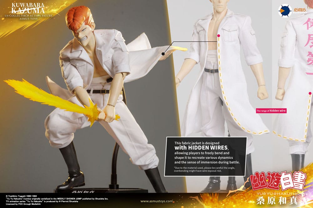 Yu Yu Hakusho Action Figure 1/6 Kazuma Kuwabara 30 cm