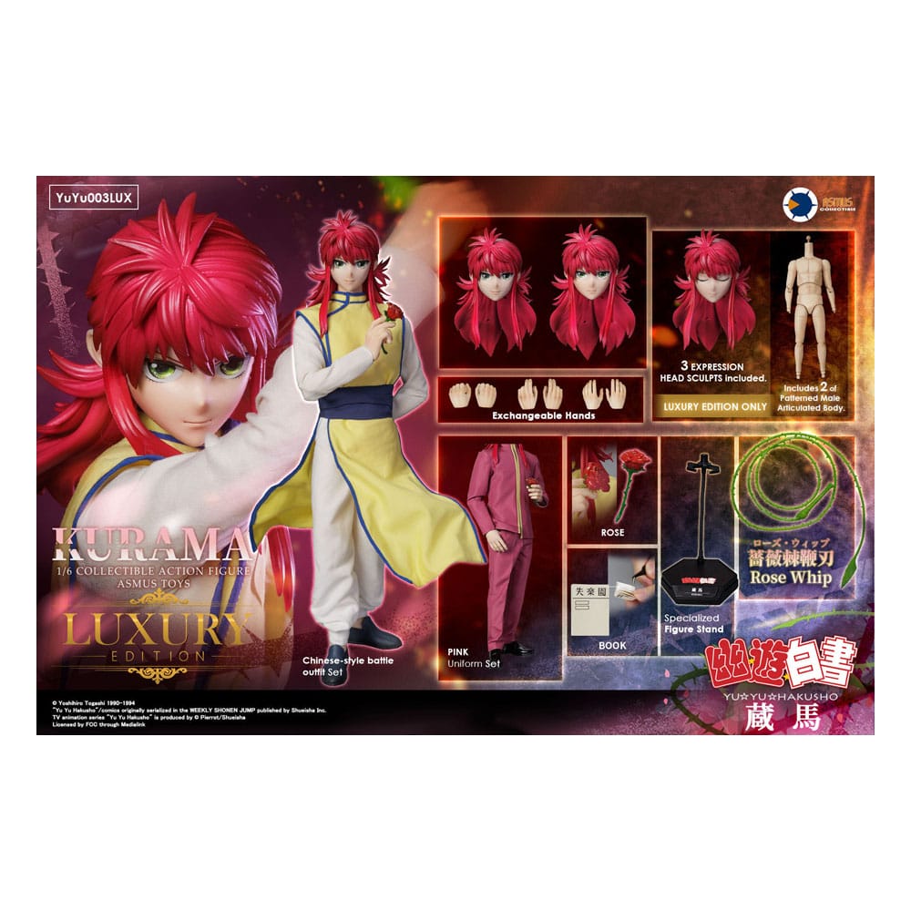 Yu Yu Hakusho Action Figure 1/6 Kurama (Luxury Edition) 30 cm