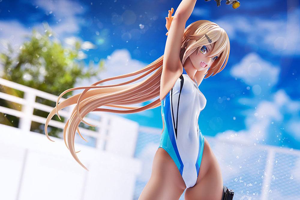 Arms Note PVC Statue 1/7 Kouhai-chan of the Swim Club Blue Line Swimsuit Ver. 29 cm