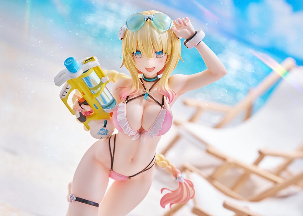 Phantasy Star Online PVC Statue 1/7 es Akhtal Summer Vacation 24 cm