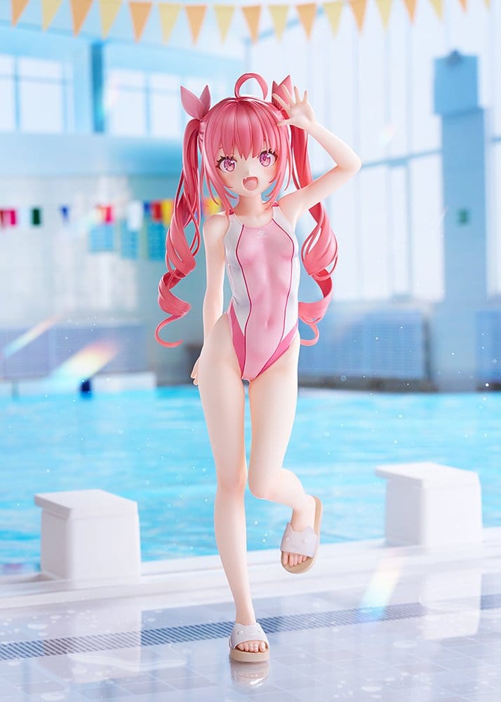 Original Character Swimsuit Silhouette PVC Figure 1/7 Watora Swimsuit Ver. design Kani biimu 23 cm