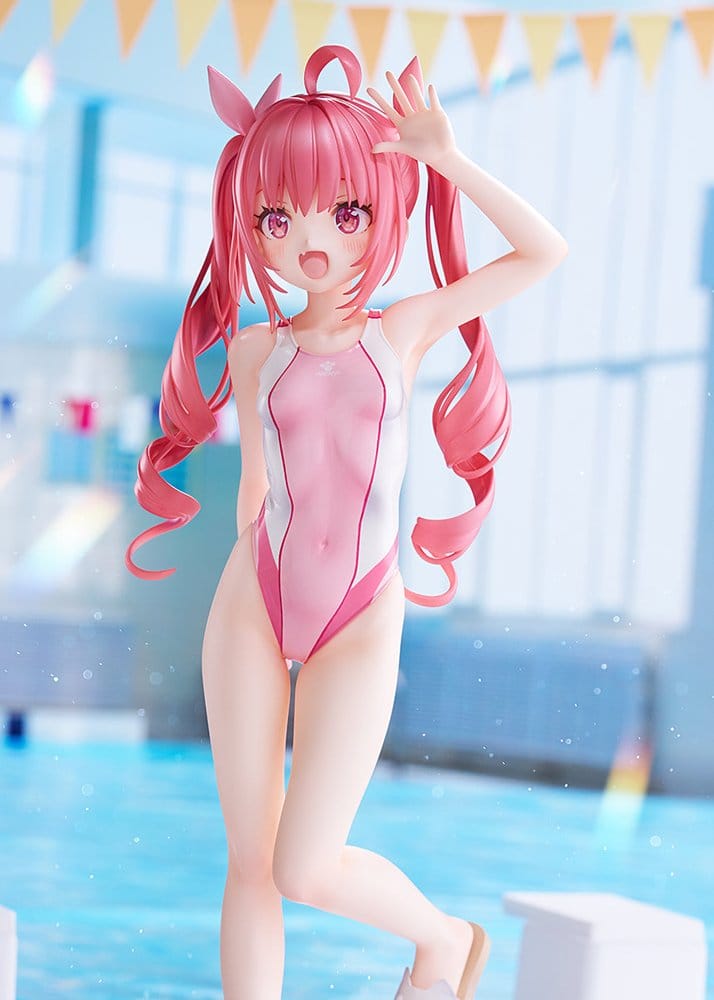 Original Character Swimsuit Silhouette PVC Figure 1/7 Watora Swimsuit Ver. design Kani biimu 23 cm