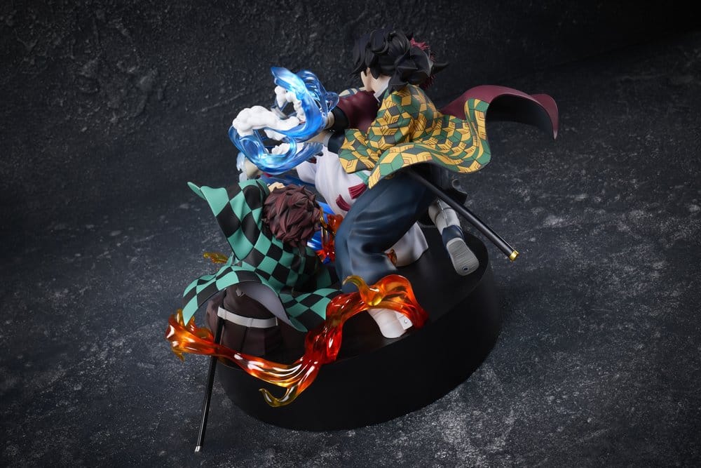Demon Slayer: Kimetsu no Yaiba PVC Figure Tanjiro Kamado & Giyu Tomioka & Akaza 13 cm