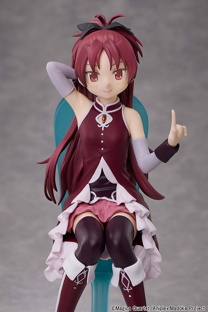 Puella Magi Madoka Magica The Movie: Rebellion PVC Statue Kyoko Sakura Tea Party Cake Song Ver. 18 cm