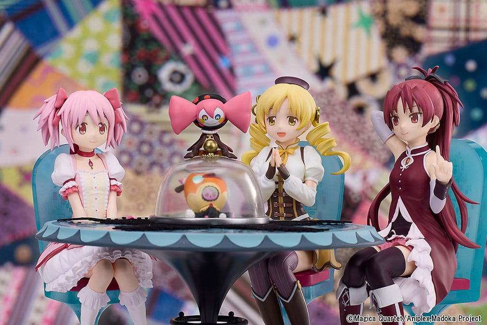 Puella Magi Madoka Magica The Movie: Rebellion PVC Statue Tea Party Cake Song Ver. Set 18 cm