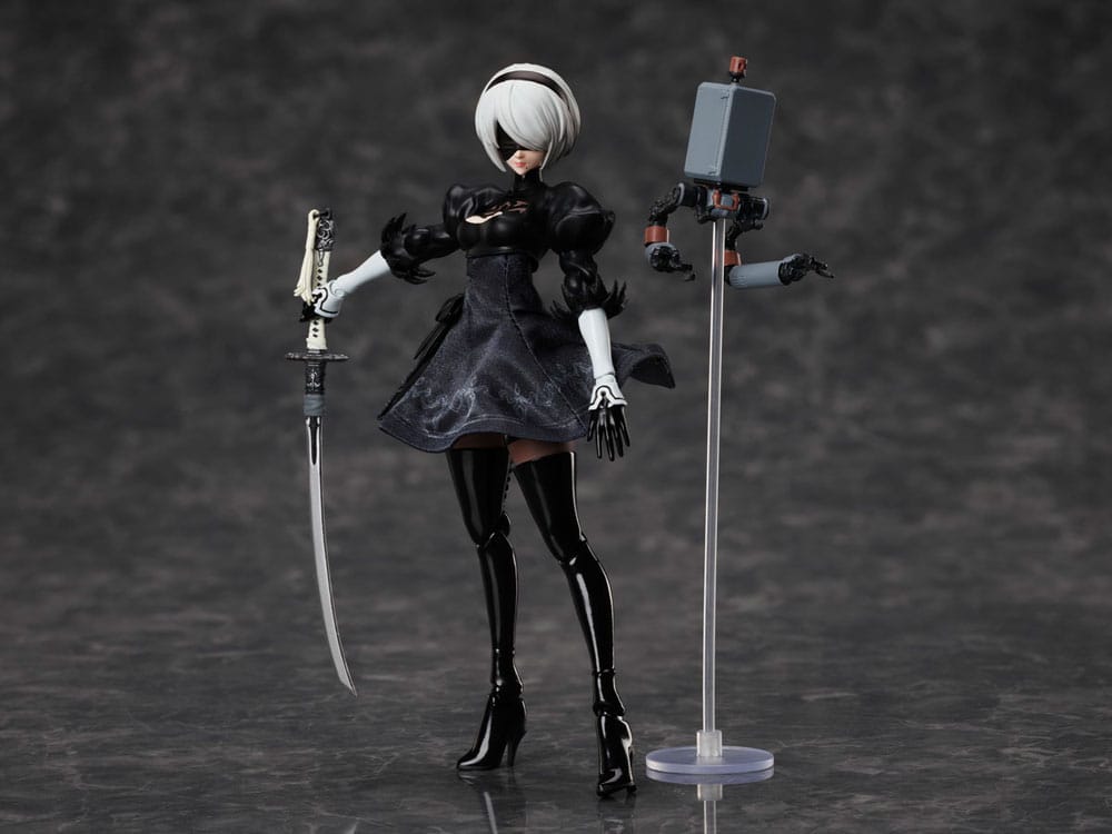 NieR: Automata Ver1.1a BUZZmod Action Figure 1/12 2B 14 cm