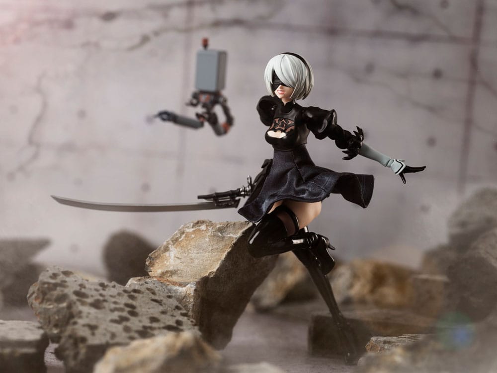 NieR: Automata Ver1.1a BUZZmod Action Figure 1/12 2B 14 cm