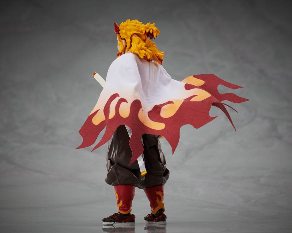 Demon Slayer: Kimetsu no Yaiba BUZZmod Action Figure 1/12 Kyojuro Rengoku 14 cm - Damaged packaging