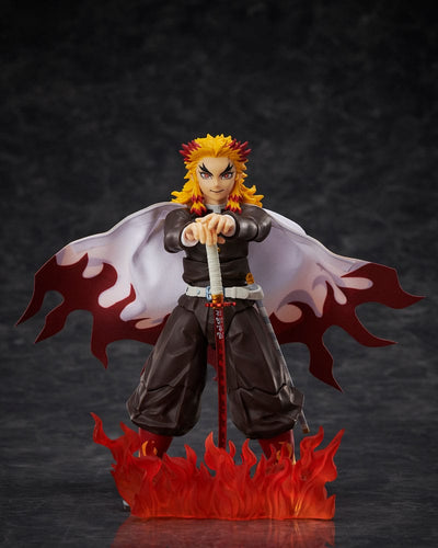 Demon Slayer: Kimetsu no Yaiba BUZZmod Action Figure 1/12 Kyojuro Rengoku 14 cm - Damaged packaging