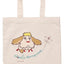Howl's Moving Castle Tote Bag Embroidery Canvas Flying Heen