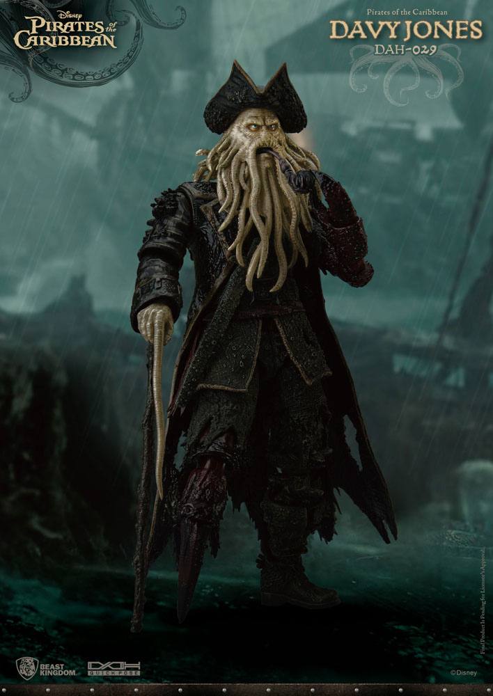 Pirates of the Caribbean Dynamic 8ction Heroes Action Figure 1/9 Davy Jones 20 cm