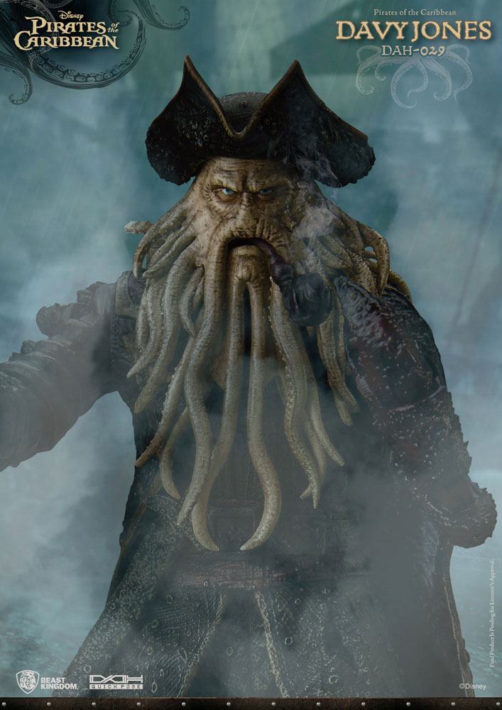 Pirates of the Caribbean Dynamic 8ction Heroes Action Figure 1/9 Davy Jones 20 cm