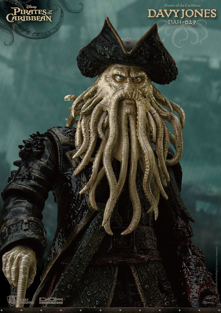 Pirates of the Caribbean Dynamic 8ction Heroes Action Figure 1/9 Davy Jones 20 cm