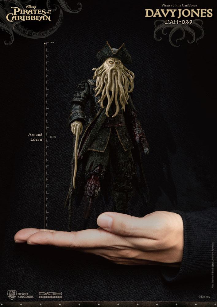 Pirates of the Caribbean Dynamic 8ction Heroes Action Figure 1/9 Davy Jones 20 cm