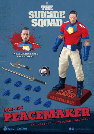 The Suicide Squad Dynamic 8ction Heroes Action Figure 1/9 Peacemaker 20 cm