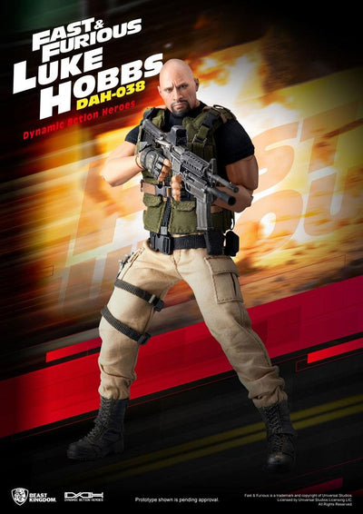 Fast & Furious Dynamic 8ction Heroes Action Figure 1/9 Luke Hobbs 21 cm