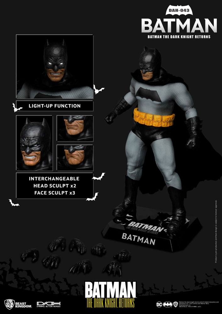 Batman The Dark Knight Return Dynamic 8ction Heroes Action Figure 1/9 Batman 21 cm