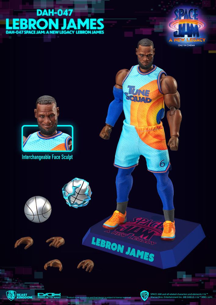 Space Jam: A New Legacy Dynamic 8ction Heroes Action Figure 1/9 LeBron James 20 cm