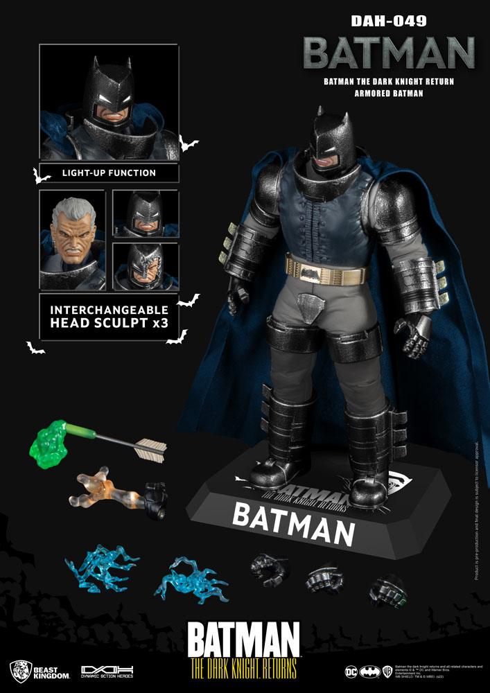 Batman The Dark Knight Returns Dynamic 8ction Heroes Action Figure 1/9 Armored Batman 21 cm