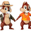 Chip 'n Dale: Rescue Rangers Dynamic 8ction Heroes Action Figures 1/9 Chip & Dale 10 cm