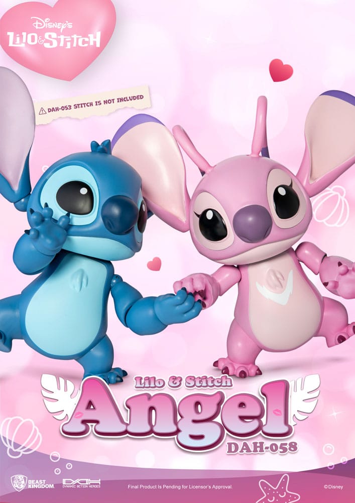 Disney Dynamic 8ction Heroes Action Figure 1/9 Angel (Lilo &amp; Stitch) 16 cm