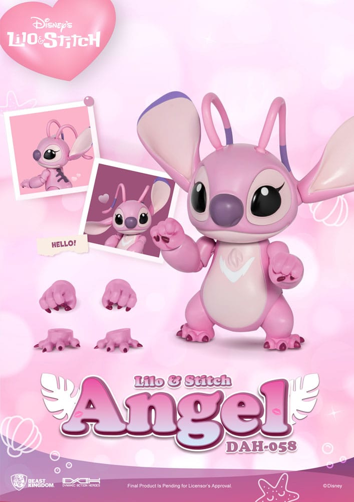 Disney Dynamic 8ction Heroes Action Figure 1/9 Angel (Lilo &amp; Stitch) 16 cm