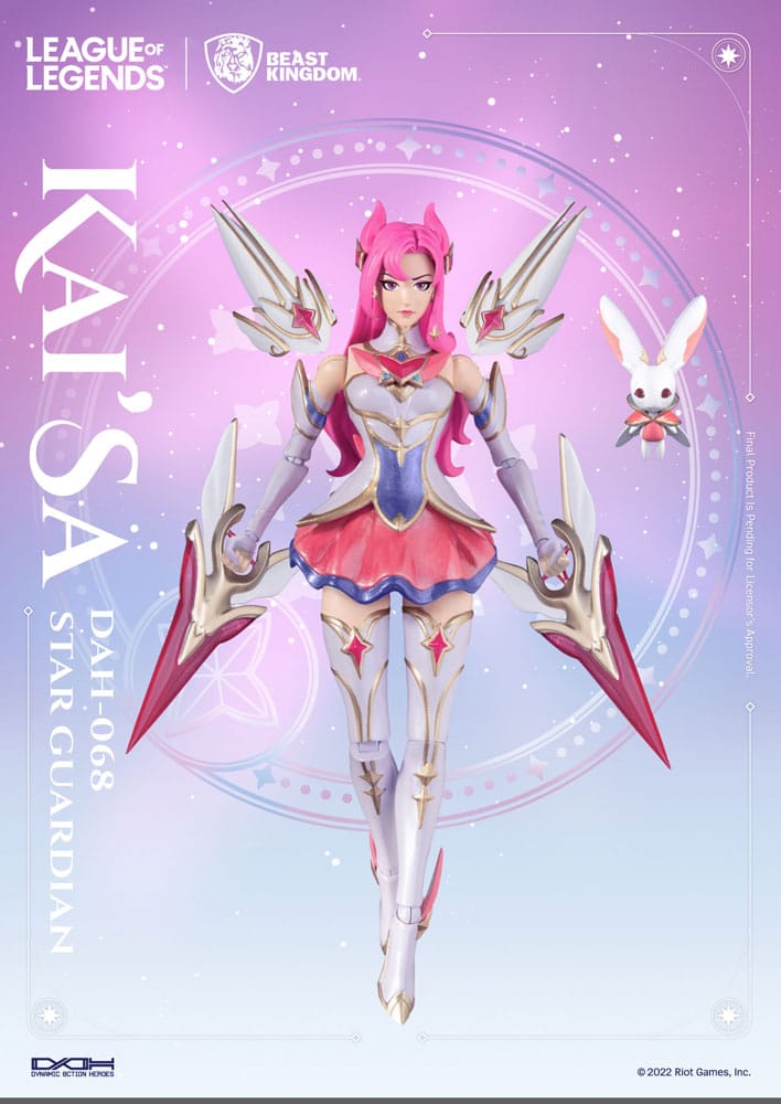 League of Legends Dynamic 8ction Heroes Action Figure 1/9 Star Guardian Kai'Sa 19 cm