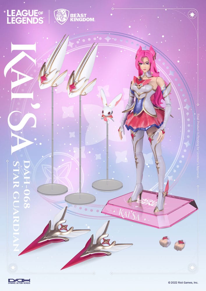 League of Legends Dynamic 8ction Heroes Action Figure 1/9 Star Guardian Kai'Sa 19 cm