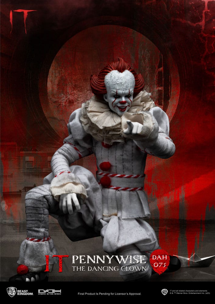 Stephen Kings It Dynamic 8ction Heroes Action Figure 1/9 Pennywise 21 cm