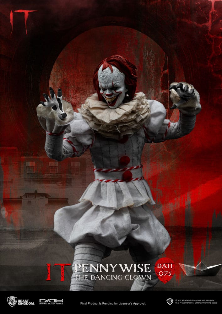 Stephen Kings It Dynamic 8ction Heroes Action Figure 1/9 Pennywise 21 cm