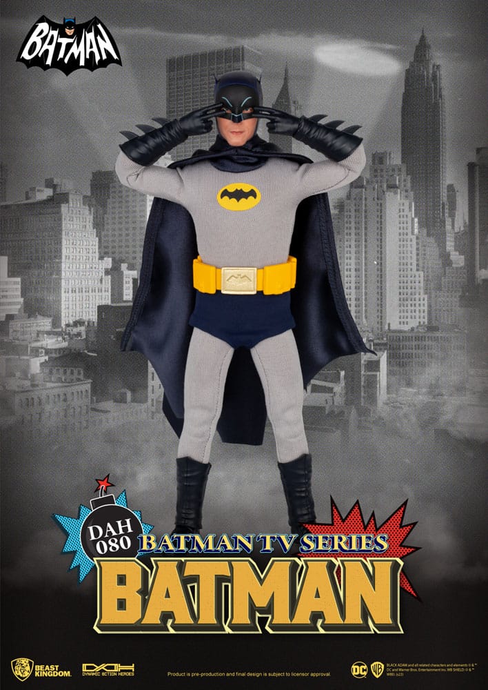 DC Comics Dynamic 8ction Heroes Action Figure 1/9 Batman TV Series Batman 24 cm