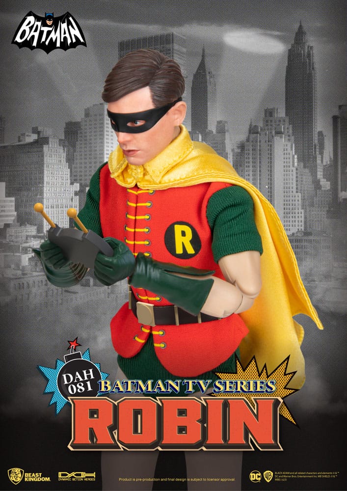 DC Comics Dynamic 8ction Heroes Action Figure 1/9 Batman TV Series Robin 24 cm