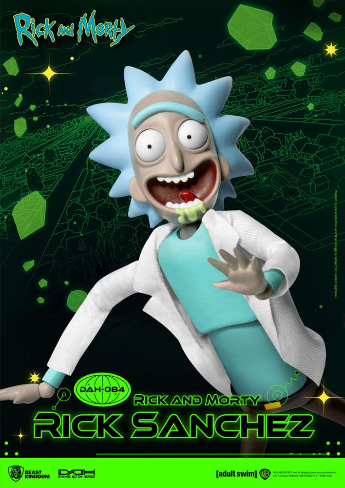 Rick and Morty Dynamic 8ction Heroes Action Figure 1/9 Rick Sanchez 23 cm