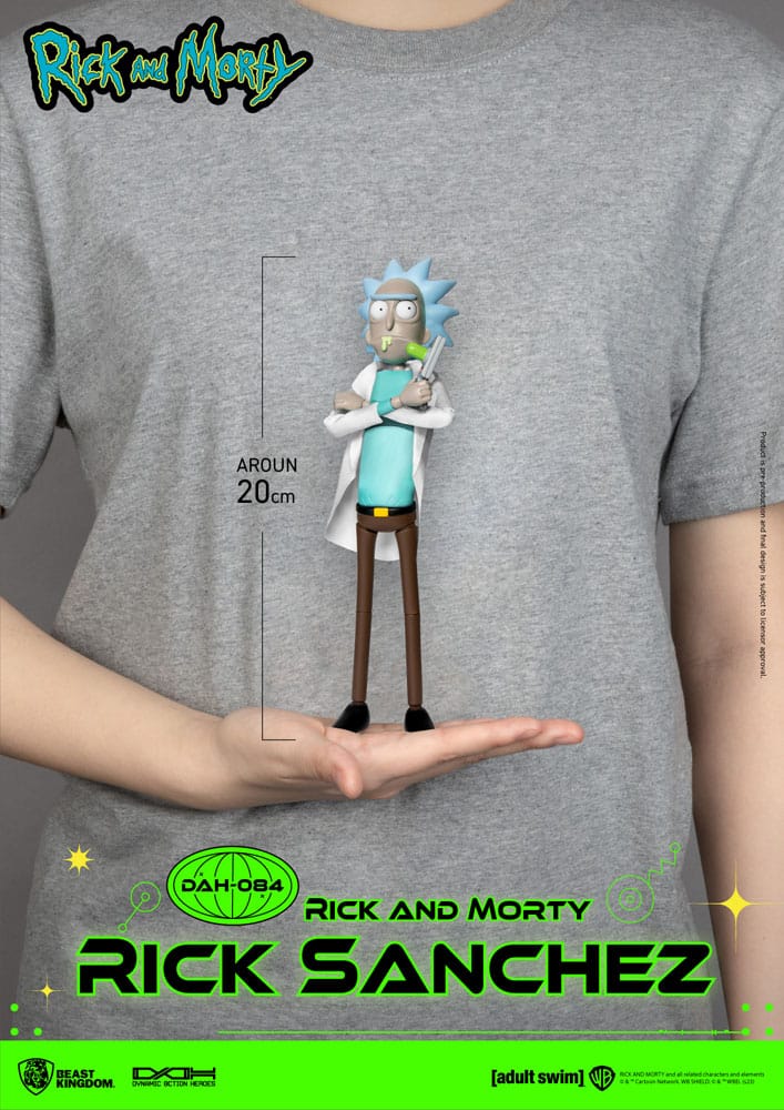 Rick and Morty Dynamic 8ction Heroes Action Figure 1/9 Rick Sanchez 23 cm