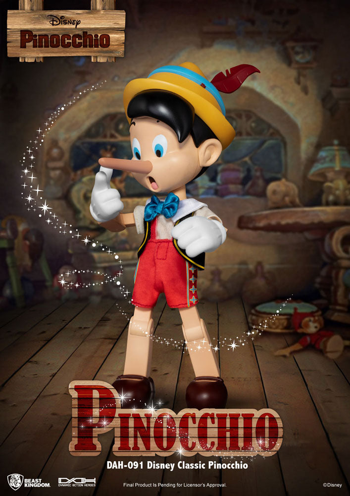 Disney Classic Dynamic 8ction Heroes Action Figure 1/9 Pinocchio 18 cm