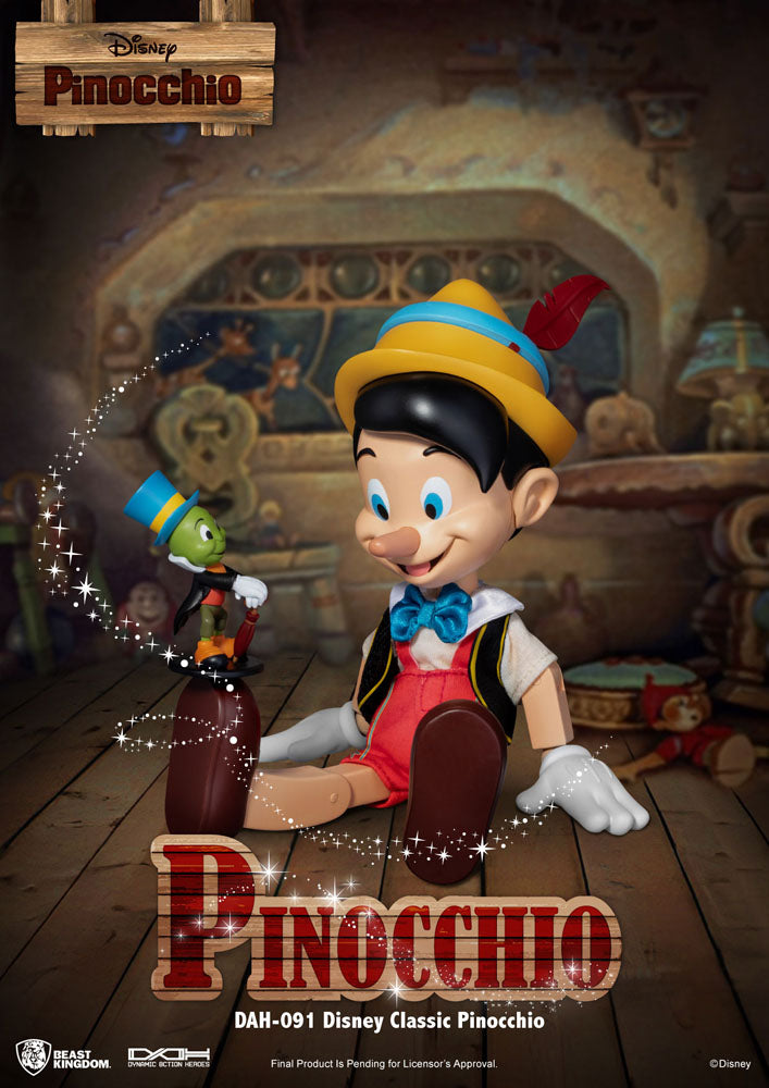 Disney Classic Dynamic 8ction Heroes Action Figure 1/9 Pinocchio 18 cm