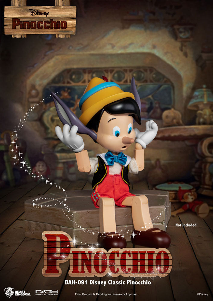 Disney Classic Dynamic 8ction Heroes Action Figure 1/9 Pinocchio 18 cm