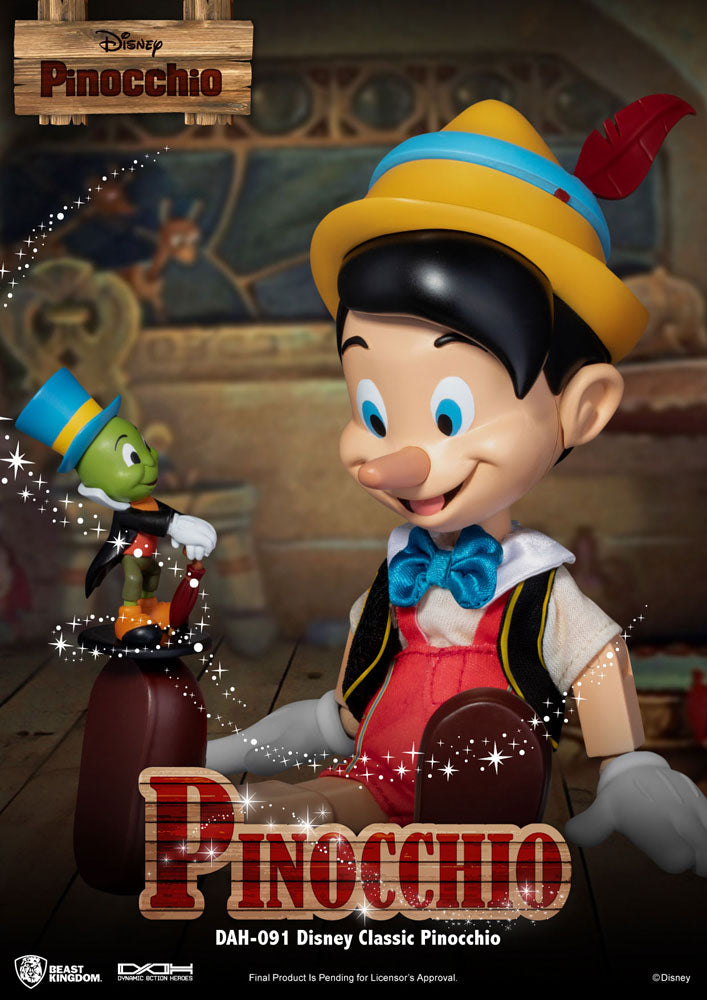 Disney Classic Dynamic 8ction Heroes Action Figure 1/9 Pinocchio 18 cm