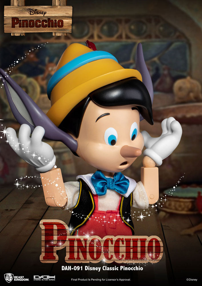 Disney Classic Dynamic 8ction Heroes Action Figure 1/9 Pinocchio 18 cm